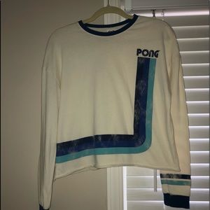 NWOT Vintage PONG Long Sleeve Shirt